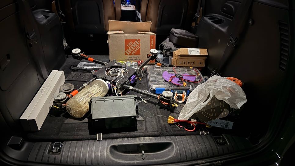 Image of our drone frame