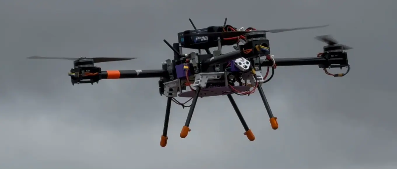 An image of our drone before takeoff